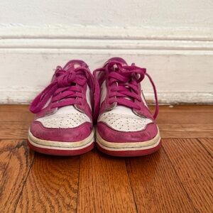 Nike Kids Fuchsia and White Sneakers